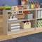 Flash Furniture Bright Beginnings Commercial Extra W 2 Shelf Wooden Classroom Open Storage Unit, Natural MK-ME088030-GG - alternate 2